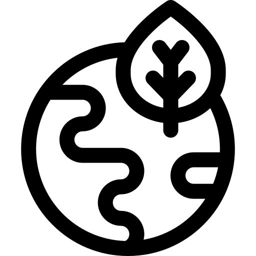 Eco building icon